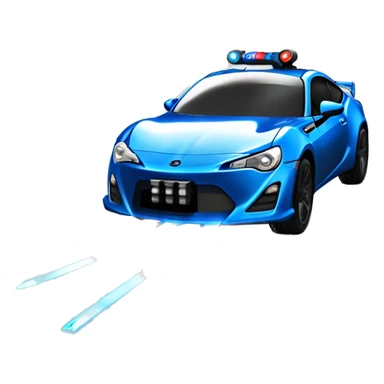 Fr-s Haunted Darth Vader’s dark pearl-blue race car, glowing light saber bumpers, wide rear wing, silver wheels  sticker