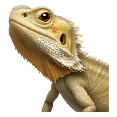 bearded lizard sticker
