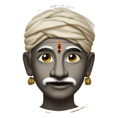 Vaishnava tilak sticker