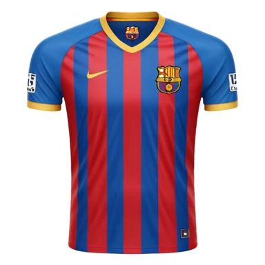 buat costum seperti diatas buat mirip hanya pakaian saja tidak pakai orang dan dari belakang barcelona nama punggung keyza dan nomor punggung 15 menghadap belakang custom belakangnya baju belakangnya tidak pakai orang hanya bajunya saja sticker