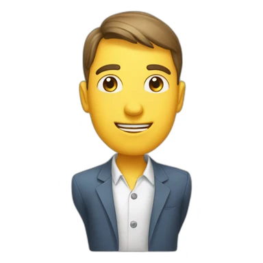 Cœur avec des cours dans les yeux sticker