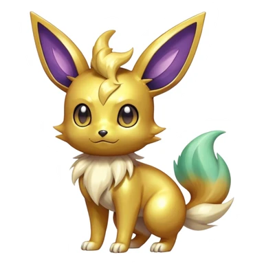 Shiny-Eeveelution-Cute-Fakemon-Poison-fusion full body sticker