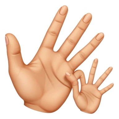 3 parmak işareti sticker