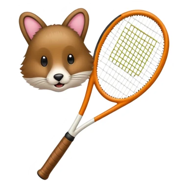 Tennis-Racket Animals sticker