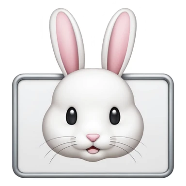 make a white billboard with the text “bun you” inside lt without a bunny just the text  sticker