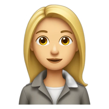 une femme qui loupe une marche sticker