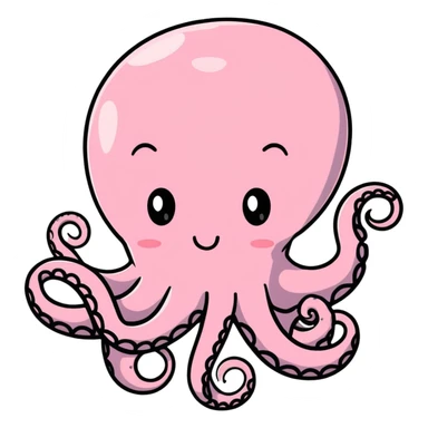 cute octopus sticker