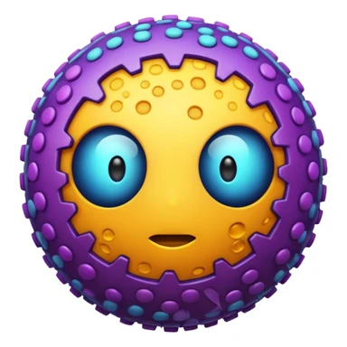  virus with many part sticker