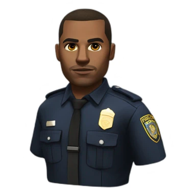 Gta V character cop sticker