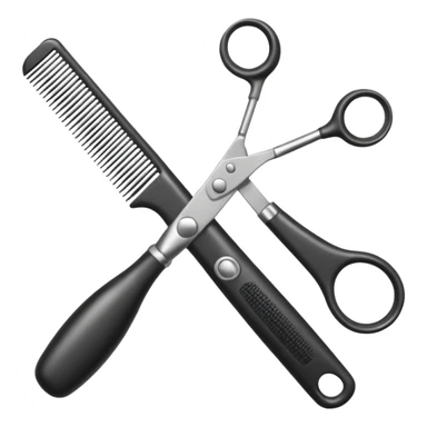 hairdresser tool sticker