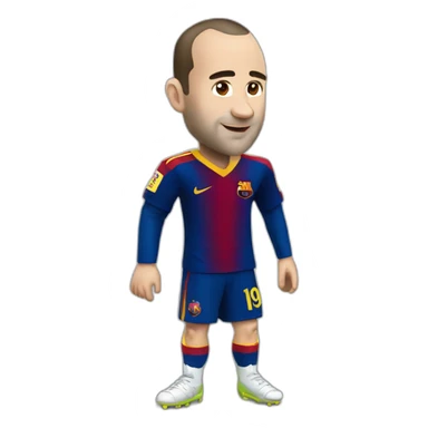 Iniesta sticker