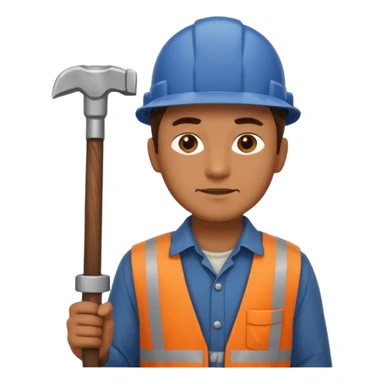 woodcutting man sticker