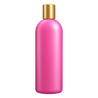 a pink bottle of shampoo with a gold top. OGX across on the bottle sticker