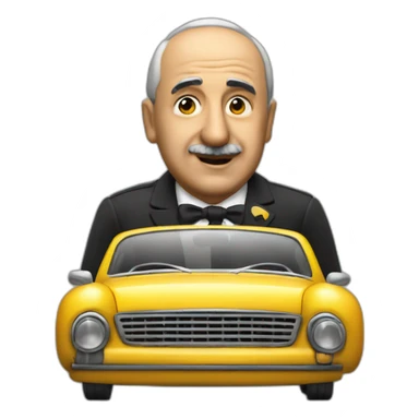 Francisco Franco stopping a taxi sticker