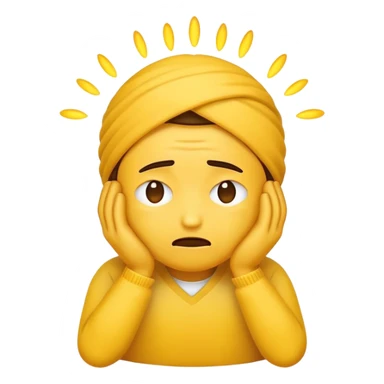 Moyayi emoji headache  sticker