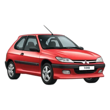 Peugeot 306 blanche sticker
