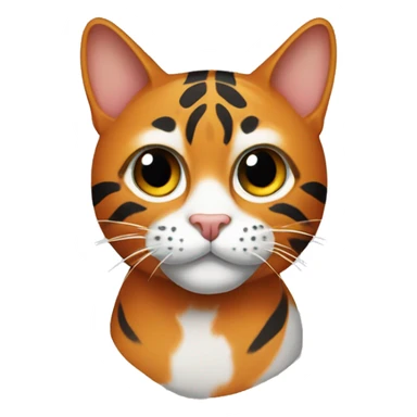 Bengals cat sticker