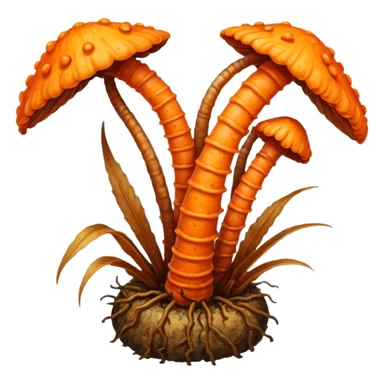 Mushroom (cordyceps) sticker