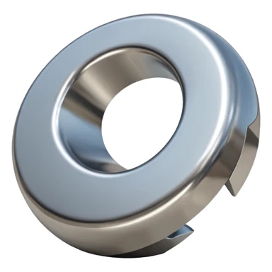 A modern abstract sculpture sticker