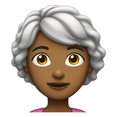 Mulher dizendo Oh não sticker