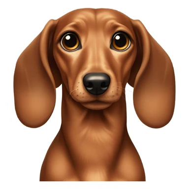 Wiener dog sticker