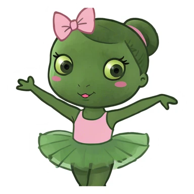 Preppy slay cute girly ballerina and пуанты  sticker