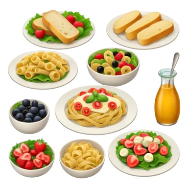 Italian food brunch  sticker