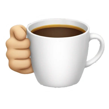 cup hand behind ear sticker