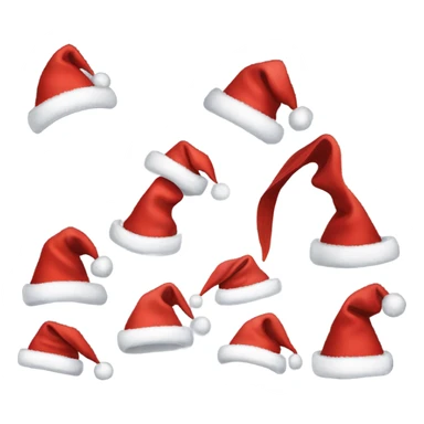 Santa hat no person sticker
