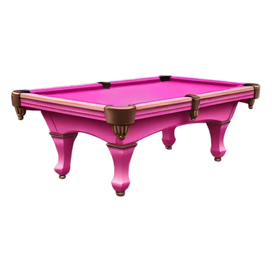 Pink pool table sticker