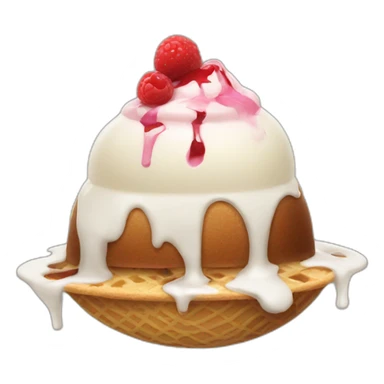 ice cream accident sticker