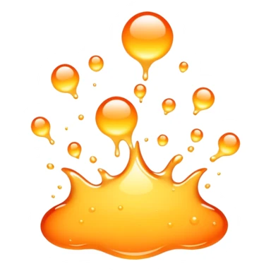 Sunset with water squirting sticker