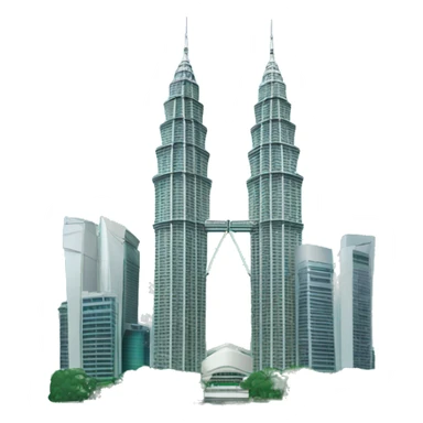 petronas twin tower sticker