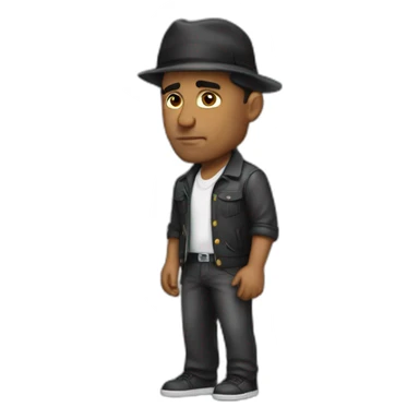 latin gangster man sticker