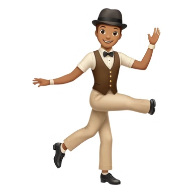 A tap dancer  sticker