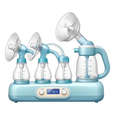 Breast pump in a group sticker