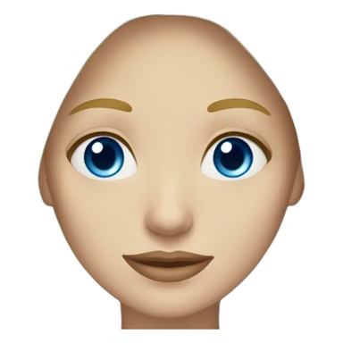 blonde woman with blue eyes and long hair sticker