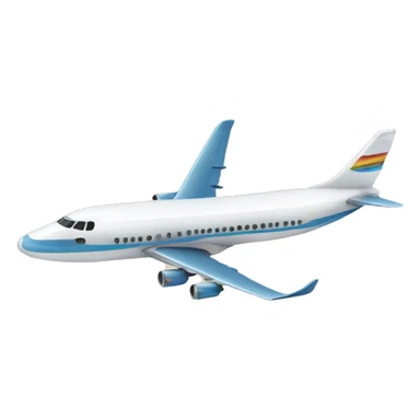 Hippie airplane sticker