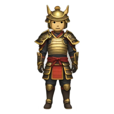 hideyoshi in warrior suit sticker