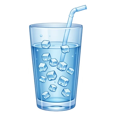 Lots of tiny bubbles and ice cubes sticker