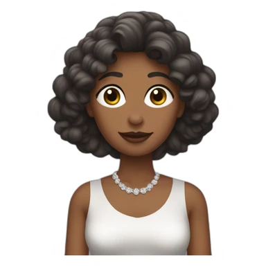 Une femme qui tend ses bras et fait des doigts d'honneur sticker