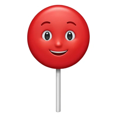 lollipop with eyes and mouth and personality sticker