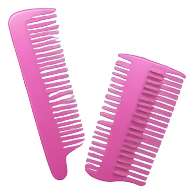 Pink comb sticker