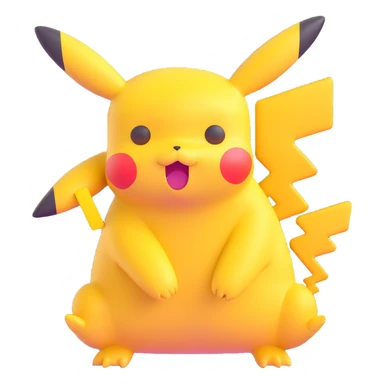 tired Pikachu sticker