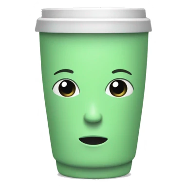 Light green tumbler without face sticker