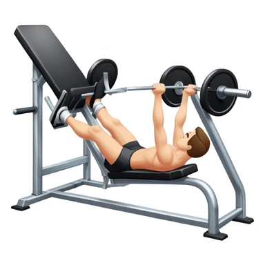 lying-down leg-press sticker