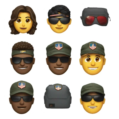 Top gun theme sticker