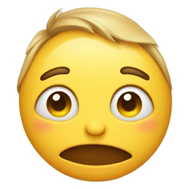 Emoji face smiling  and crying  sticker