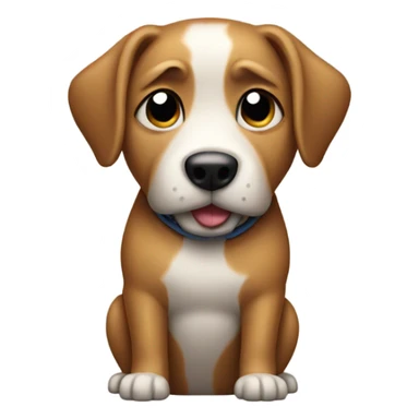 Dog with hands in pocket  sticker