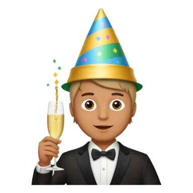 Hombre fiestero  sticker